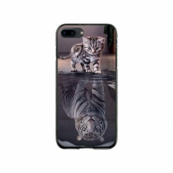 Husa personalizata tip carcasa HQPrint pentru Apple iPhone 8 Plus, model Tiger, multicolor, S1D1M0242