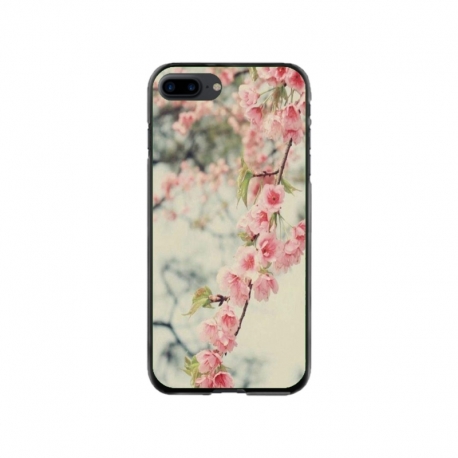 Husa personalizata tip carcasa HQPrint pentru Apple iPhone 8 Plus, model Flowers 18, multicolor, S1D1M0245