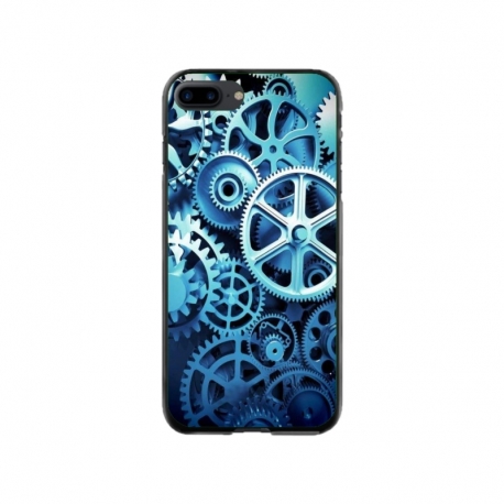 Husa personalizata tip carcasa HQPrint pentru Apple iPhone 8 Plus, model Clockwork, multicolor, S1D1M0250