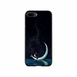 Husa personalizata tip carcasa HQPrint pentru Apple iPhone 8 Plus, model Moon Fishing, multicolor, S1D1M0270