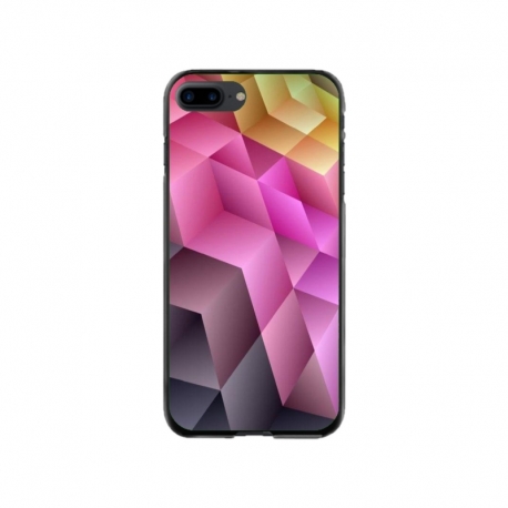 Husa personalizata tip carcasa HQPrint pentru Apple iPhone 8 Plus, model Colorful 1, multicolor, S1D1M0273