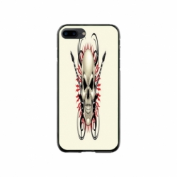 Husa personalizata tip carcasa HQPrint pentru Apple iPhone 8 Plus, model Skull 1, multicolor, S1D1M0284