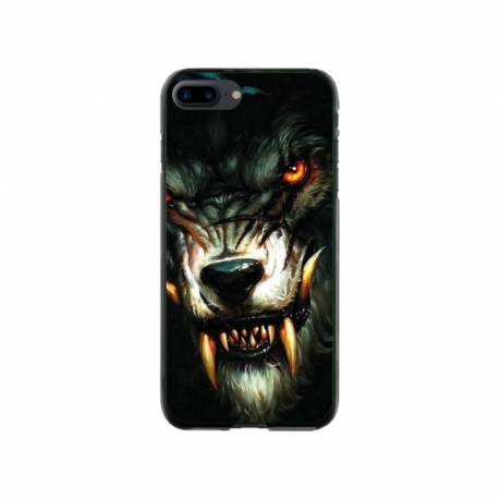 Husa personalizata tip carcasa HQPrint pentru Apple iPhone 8 Plus, model Wolf, multicolor, S1D1M0286