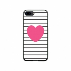 Husa personalizata tip carcasa HQPrint pentru Apple iPhone 8 Plus, model Heart, multicolor, S1D1M0291
