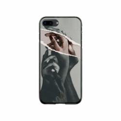Husa personalizata tip carcasa HQPrint pentru Apple iPhone 8 Plus, model Black and White Hands, multicolor, S1D1M0300