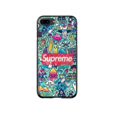 Husa personalizata tip carcasa HQPrint pentru Apple iPhone 8 Plus, model Supreme, multicolor, S1D1M0360