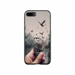 Husa personalizata tip carcasa HQPrint pentru Apple iPhone 8 Plus, model Time Flies 2, multicolor, S1D1M0365