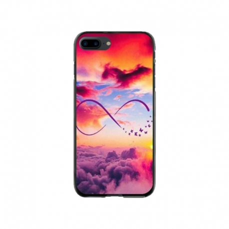 Husa personalizata tip carcasa HQPrint pentru Apple iPhone 8 Plus, model Bright Infinity, multicolor, S1D1M0377