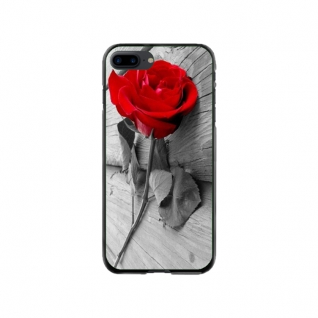 Husa personalizata tip carcasa HQPrint pentru Apple iPhone 8 Plus, model Rose, multicolor, S1D1M0384