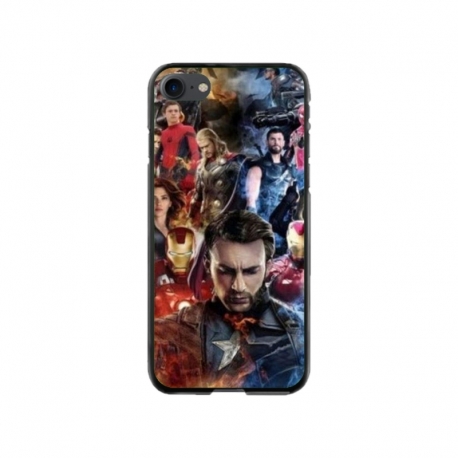 Husa personalizata tip carcasa HQPrint pentru Apple iPhone 8, model Avengers Endgame, multicolor, S1D1M0009