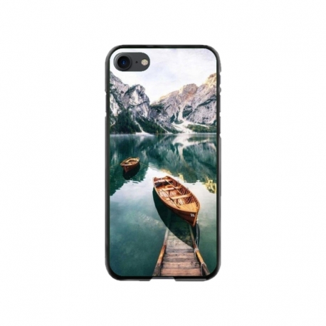 Husa personalizata tip carcasa HQPrint pentru Apple iPhone 8, model Boats, multicolor, S1D1M0024