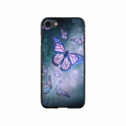 Husa personalizata tip carcasa HQPrint pentru Apple iPhone 8, model Butterfly 1, multicolor, S1D1M0028