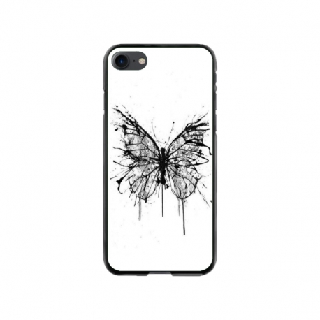 Husa personalizata tip carcasa HQPrint pentru Apple iPhone 8, model Butterfly 3, multicolor, S1D1M0030