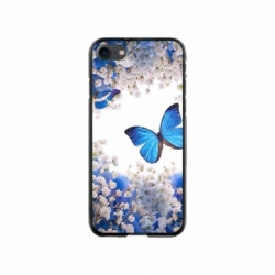 Husa personalizata tip carcasa HQPrint pentru Apple iPhone 8, model Butterfly 4, multicolor, S1D1M0041