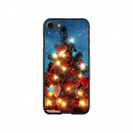 Husa personalizata tip carcasa HQPrint pentru Apple iPhone 8, model Christmas Tree 2, multicolor, S1D1M0058