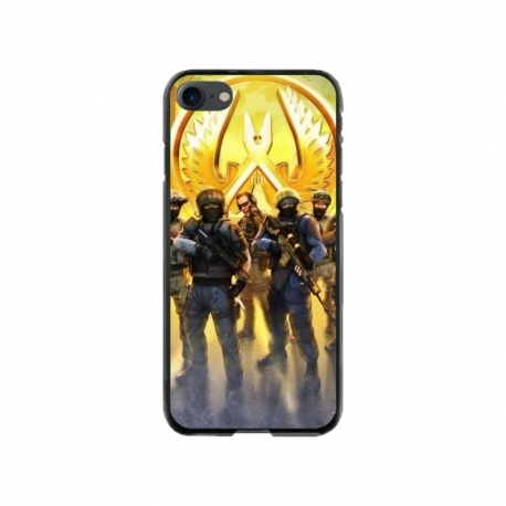 Husa personalizata tip carcasa HQPrint pentru Apple iPhone 8, model Counter Strike, multicolor, S1D1M0062