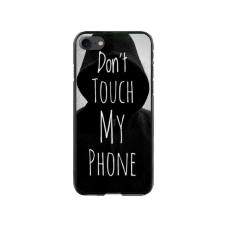 Husa personalizata tip carcasa HQPrint pentru Apple iPhone 8, model Dont touch my phone 2, multicolor, S1D1M0065