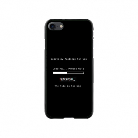 Husa personalizata tip carcasa HQPrint pentru Apple iPhone 8, model Delete Feelings, multicolor, S1D1M0069