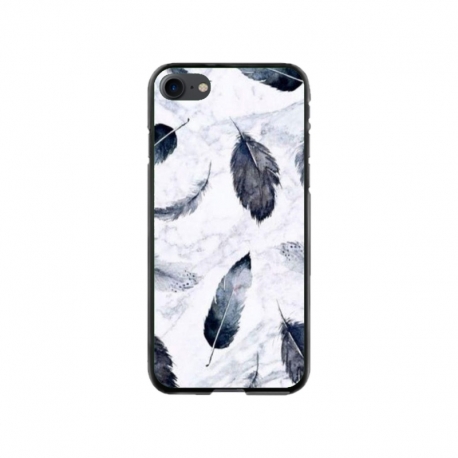 Husa personalizata tip carcasa HQPrint pentru Apple iPhone 8, model Leaf Design 2, multicolor, S1D1M0071