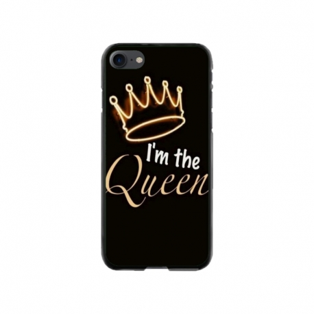 Husa personalizata tip carcasa HQPrint pentru Apple iPhone 8, model Im the Queen, multicolor, S1D1M0101