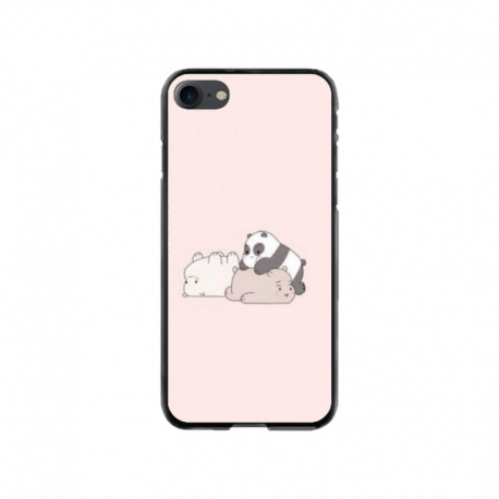 Husa personalizata tip carcasa HQPrint pentru Apple iPhone 8, model Bears 3, multicolor, S1D1M0115