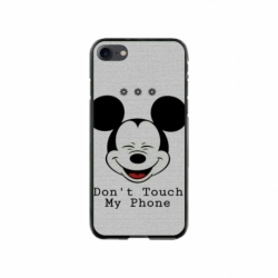 Husa personalizata tip carcasa HQPrint pentru Apple iPhone 8, model Dont Touch my Phone 3, multicolor, S1D1M0123