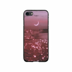 Husa personalizata tip carcasa HQPrint pentru Apple iPhone 8, model Pink Sky, multicolor, S1D1M0129