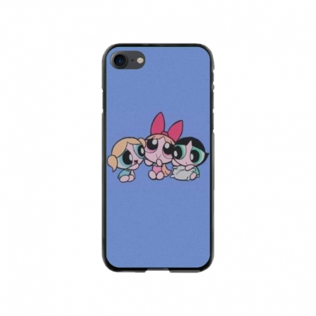 Husa personalizata tip carcasa HQPrint pentru Apple iPhone 8, model Powerpuff Girls, multicolor, S1D1M0135