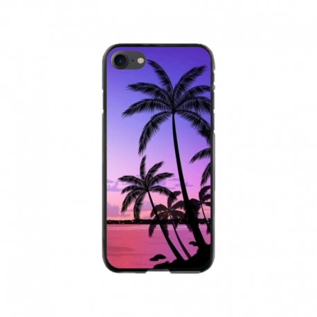 Husa personalizata tip carcasa HQPrint pentru Apple iPhone 8, model Beach View 2, multicolor, S1D1M0137