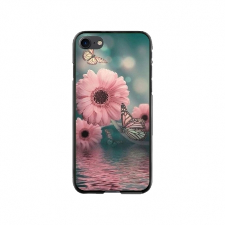 Husa personalizata tip carcasa HQPrint pentru Apple iPhone 8, model Flowers 7, multicolor, S1D1M0140