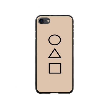 Husa personalizata tip carcasa HQPrint pentru Apple iPhone 8, model Squid Game 1, multicolor, S1D1M0173