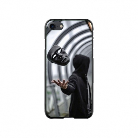 Husa personalizata tip carcasa HQPrint pentru Apple iPhone 8, model Mask, multicolor, S1D1M0199