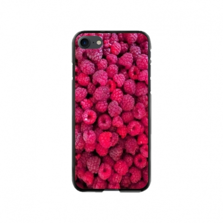 Husa personalizata tip carcasa HQPrint pentru Apple iPhone 8, model Zmeura, multicolor, S1D1M0234