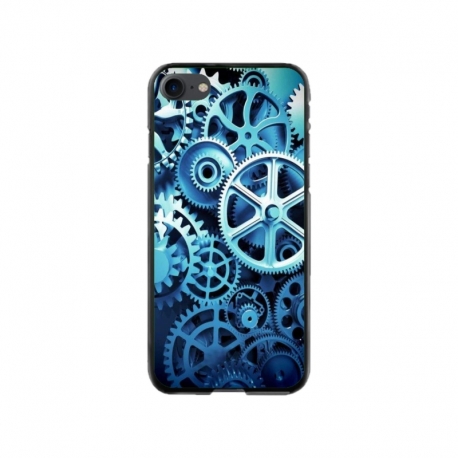 Husa personalizata tip carcasa HQPrint pentru Apple iPhone 8, model Clockwork, multicolor, S1D1M0250