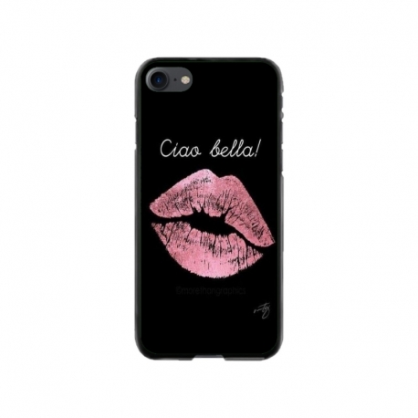 Husa personalizata tip carcasa HQPrint pentru Apple iPhone 8, model Ciao Bella, multicolor, S1D1M0261