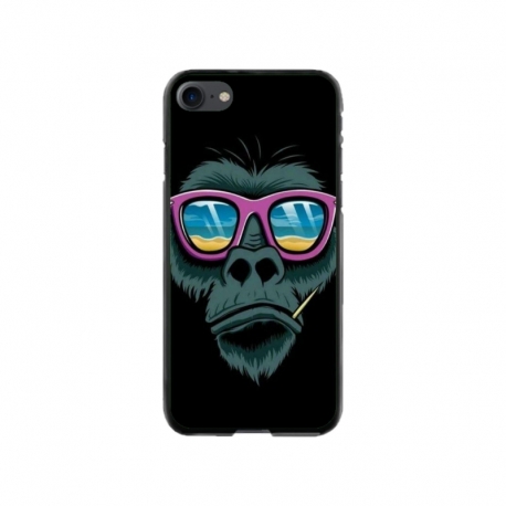 Husa personalizata tip carcasa HQPrint pentru Apple iPhone 8, model Gorilla, multicolor, S1D1M0288