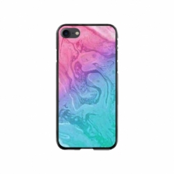 Husa personalizata tip carcasa HQPrint pentru Apple iPhone 8, model Colorful Mess, multicolor, S1D1M0374