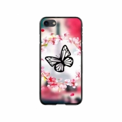 Husa personalizata tip carcasa HQPrint pentru Apple iPhone 8, model Butterfly 8, multicolor, S1D1M0380