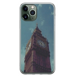 Husa personalizata tip carcasa HQPrint pentru Apple iPhone 11 Pro Max, model Big Ben 1, multicolor, S1D1M0013