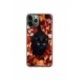 Husa personalizata tip carcasa HQPrint pentru Apple iPhone 11 Pro Max, model Black Cat 3, multicolor, S1D1M0017