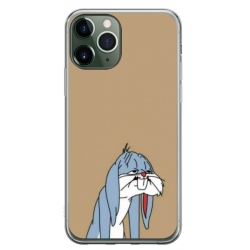 Husa personalizata tip carcasa HQPrint pentru Apple iPhone 11 Pro Max, model Tired Bunny, multicolor, S1D1M0027