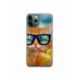 Husa personalizata tip carcasa HQPrint pentru Apple iPhone 11 Pro Max, model Cool Cat, multicolor, S1D1M0031