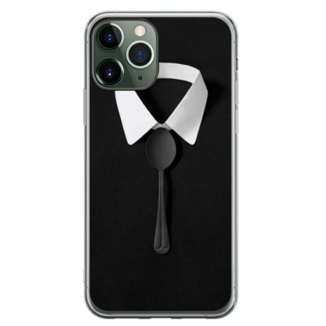 Husa personalizata tip carcasa HQPrint pentru Apple iPhone 11 Pro Max, model Mr Fancy, multicolor, S1D1M0036