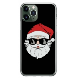 Husa personalizata tip carcasa HQPrint pentru Apple iPhone 11 Pro Max, model Cool Santa, multicolor, S1D1M0046