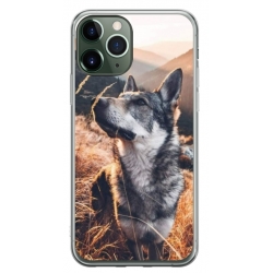 Husa personalizata tip carcasa HQPrint pentru Apple iPhone 11 Pro Max, model Dog 1, multicolor, S1D1M0064