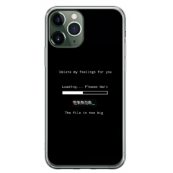 Husa personalizata tip carcasa HQPrint pentru Apple iPhone 11 Pro Max, model Delete Feelings, multicolor, S1D1M0069