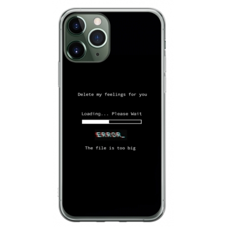 Husa personalizata tip carcasa HQPrint pentru Apple iPhone 11 Pro Max, model Delete Feelings, multicolor, S1D1M0069
