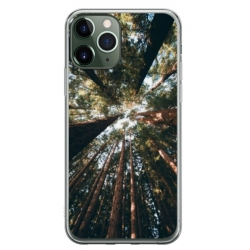 Husa personalizata tip carcasa HQPrint pentru Apple iPhone 11 Pro Max, model Tree perspective, multicolor, S1D1M0079