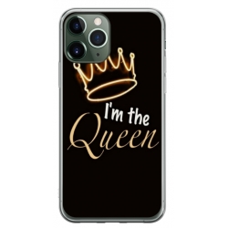 Husa personalizata tip carcasa HQPrint pentru Apple iPhone 11 Pro Max, model Im the Queen, multicolor, S1D1M0101