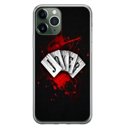 Husa personalizata tip carcasa HQPrint pentru Apple iPhone 11 Pro Max, model Joker 1, multicolor, S1D1M0106
